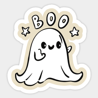 Cute boo Sticker